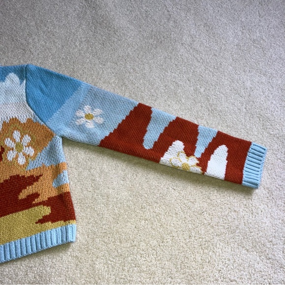 Colorful Button-Up Cardigan - Picture 5 of 8